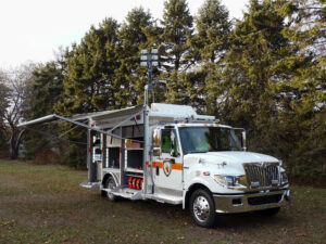 SRU 59 - Side with light tower up and awning out